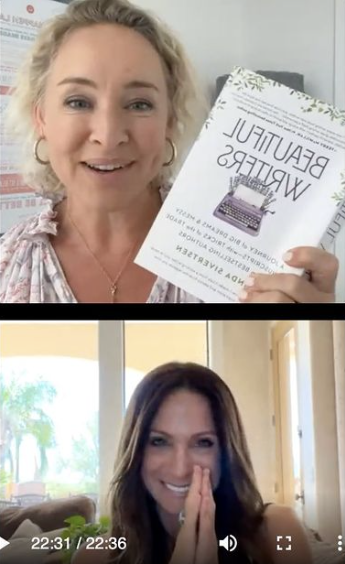 BW Kate Northrup & me Live Kate Northrup & Linda Sivertsen